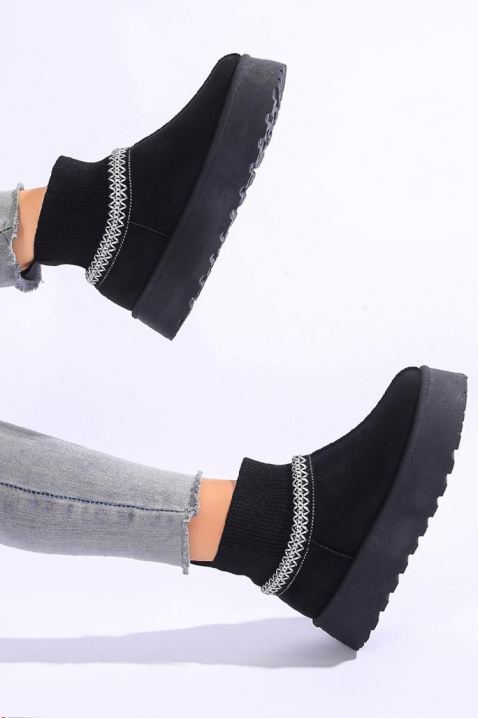 Дамски боти ALZENDA, Цвят: черен, IVET.BG - Твоят онлайн бутик.