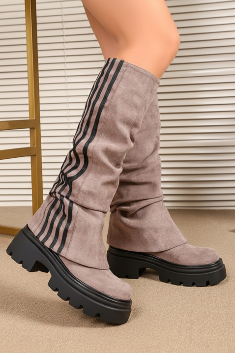 Ботуши DOLEGRIA BEIGE, Цвят: беж, IVET.BG - Твоят онлайн бутик.