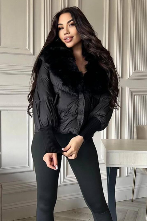 Яке REDELZA BLACK, Цвят: черен, IVET.BG - Твоят онлайн бутик.