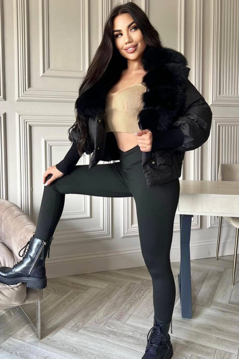 Яке REDELZA BLACK, Цвят: черен, IVET.BG - Твоят онлайн бутик.