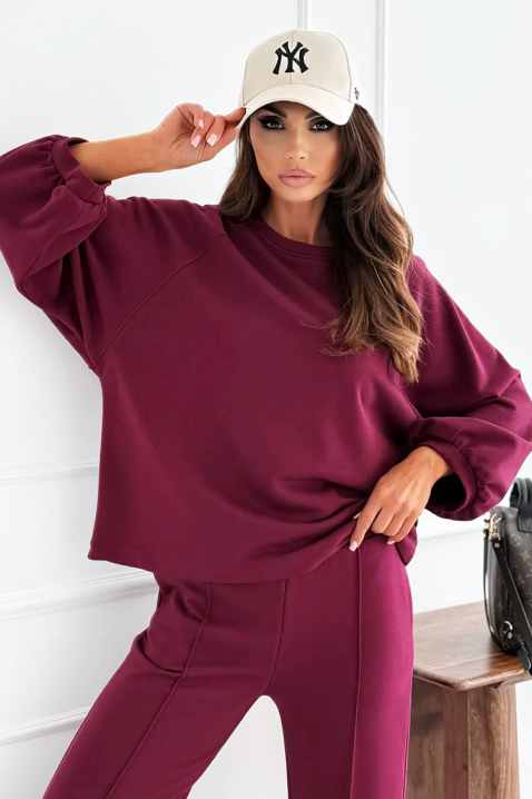 Комплект REOTILGA BORDO, Цвят: бордо, IVET.BG - Твоят онлайн бутик.