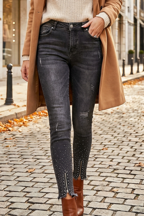 Дънки GALEITA, Цвят: сив, IVET.BG - Твоят онлайн бутик.