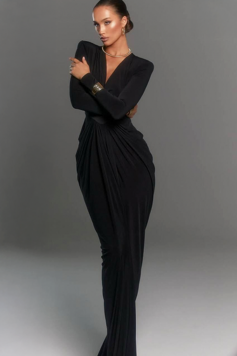 Рокля NEREVONA BLACK, Цвят: черен, IVET.BG - Твоят онлайн бутик.