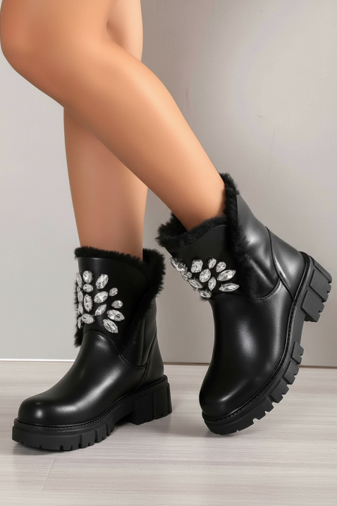 Дамски боти DONVELXA, Цвят: черен, IVET.BG - Твоят онлайн бутик.