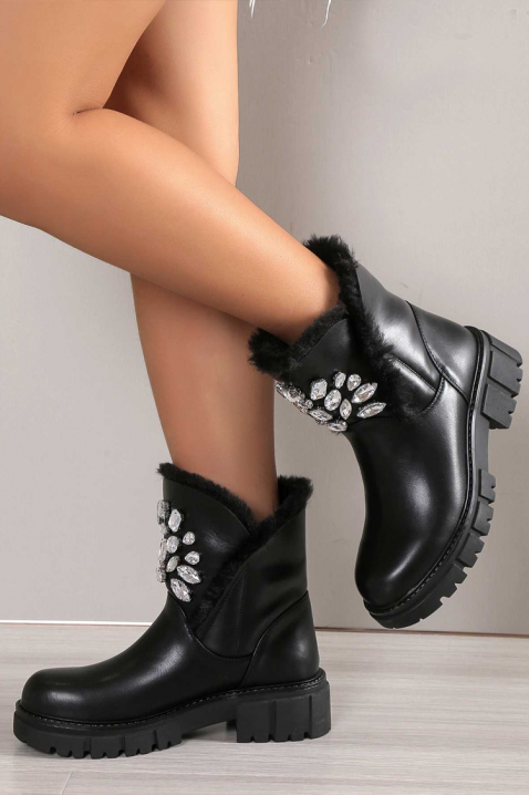 Дамски боти DONVELXA, Цвят: черен, IVET.BG - Твоят онлайн бутик.