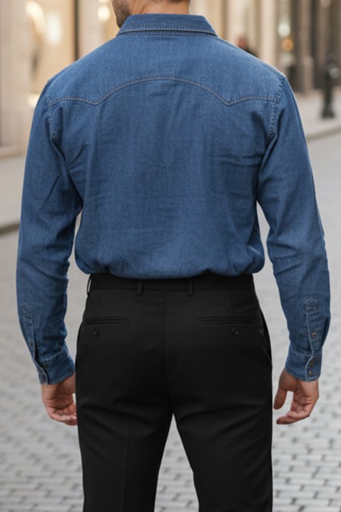 Мъжка риза TORMER BLUE, Цвят: син, IVET.BG - Твоят онлайн бутик.