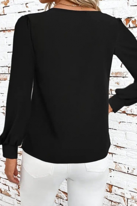 Дамска блуза GENSANDRA, Цвят: черен, IVET.BG - Твоят онлайн бутик.