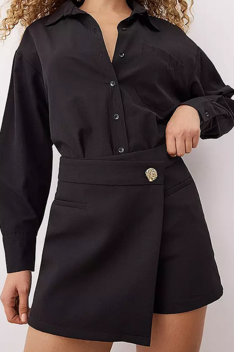 Пола - панталон ALDRELZA BLACK, Цвят: черен, IVET.BG - Твоят онлайн бутик.