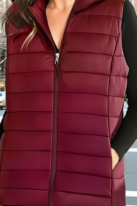 Елек LOMEIRA BORDO, Цвят: бордо, IVET.BG - Твоят онлайн бутик.