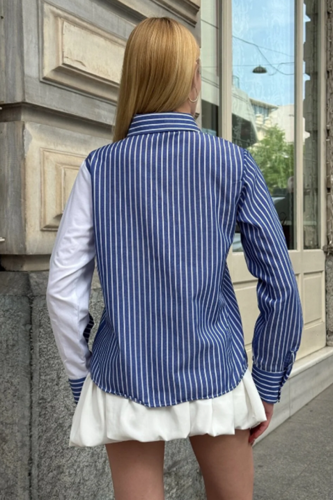 Дамска риза RAGLENZA, Цвят: син, IVET.BG - Твоят онлайн бутик.