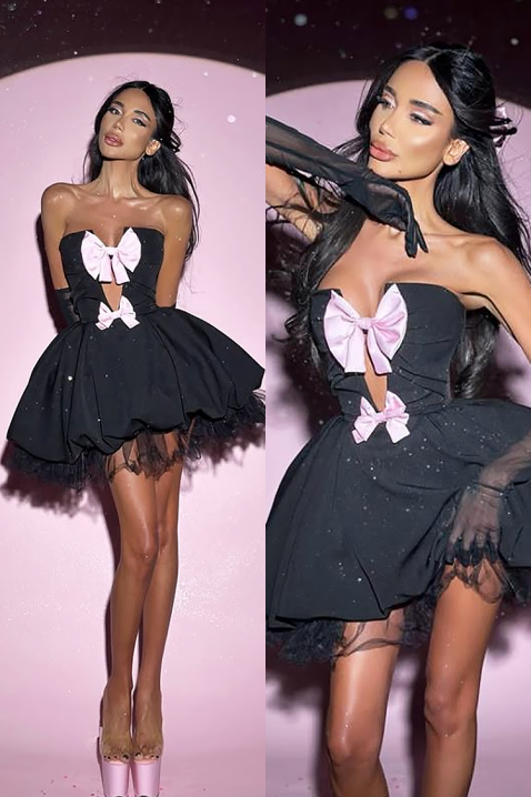 Рокля ALEVOLZA, Цвят: черен, IVET.BG - Твоят онлайн бутик.