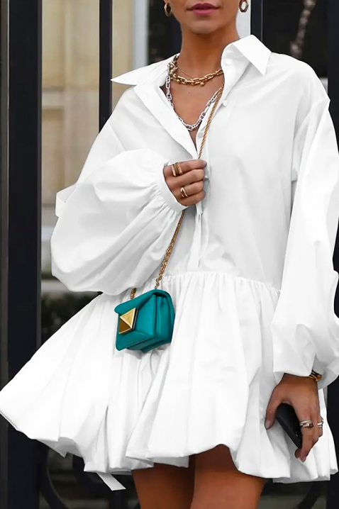 Рокля DAILINZA, Цвят: бял, IVET.BG - Твоят онлайн бутик.