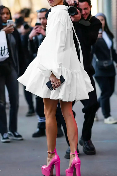 Рокля DAILINZA, Цвят: бял, IVET.BG - Твоят онлайн бутик.