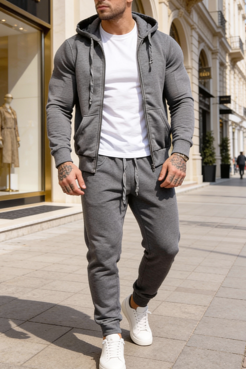 Мъжки комплект PAXEN GREY, Цвят: сив, IVET.BG - Твоят онлайн бутик.