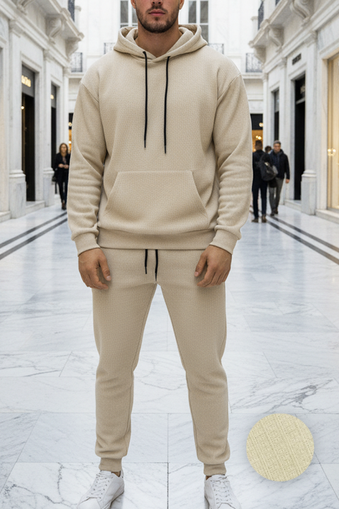 Мъжки комплект MIZIKO BEIGE, Цвят: беж, IVET.BG - Твоят онлайн бутик.