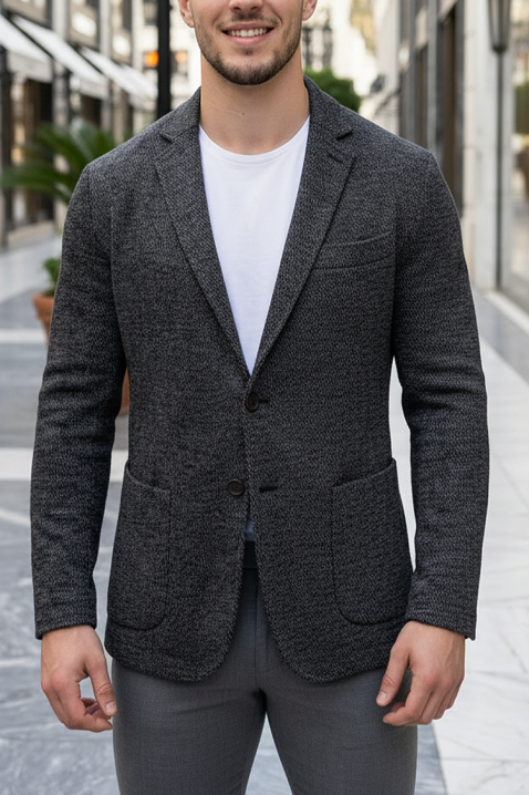 Мъжко сако ZOREFO, Цвят: черен, IVET.BG - Твоят онлайн бутик.