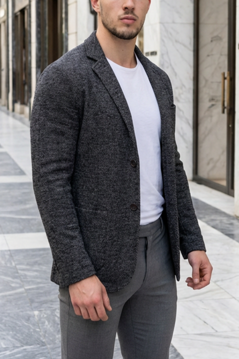 Мъжко сако ZOREFO, Цвят: черен, IVET.BG - Твоят онлайн бутик.