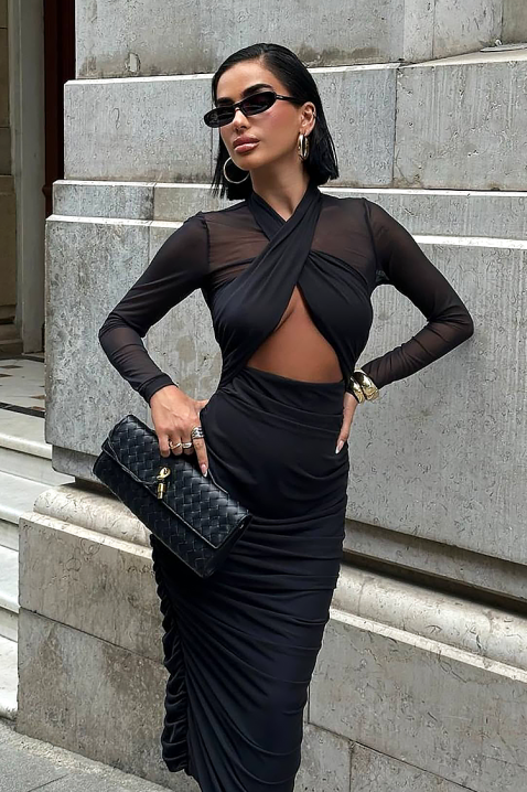 Рокля MIDORVA, Цвят: черен, IVET.BG - Твоят онлайн бутик.