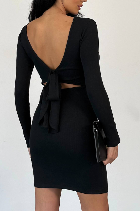 Рокля ELVIZARA, Цвят: черен, IVET.BG - Твоят онлайн бутик.