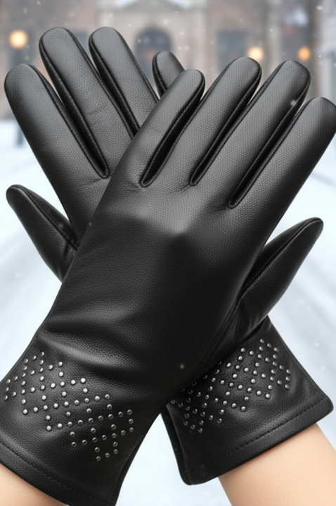 Дамски ръкавици VAKALZA BLACK, Цвят: черен, IVET.BG - Твоят онлайн бутик.