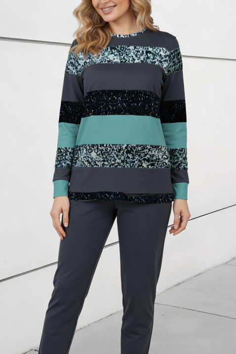 Комплект VERGIONA TURQUA, Цвят: тюркоаз, IVET.BG - Твоят онлайн бутик.