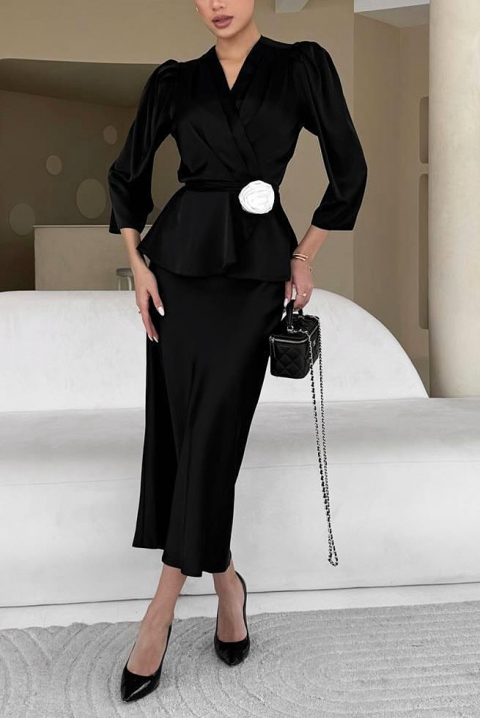 Комплект SATELZA BLACK, Цвят: черен, IVET.BG - Твоят онлайн бутик.