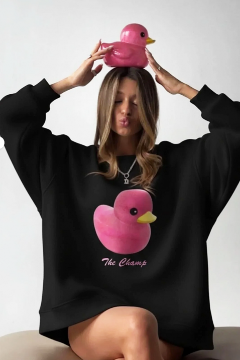 Дамска блуза STRAZANA BLACK, Цвят: черен, IVET.BG - Твоят онлайн бутик.