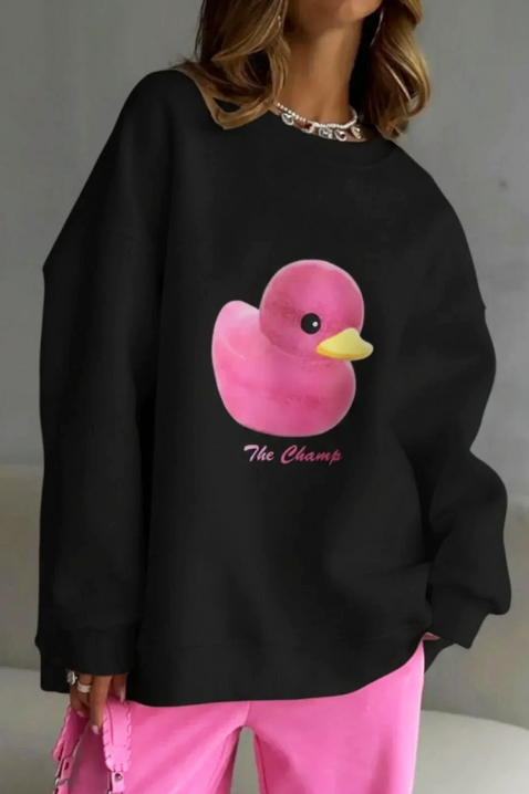 Дамска блуза STRAZANA BLACK, Цвят: черен, IVET.BG - Твоят онлайн бутик.