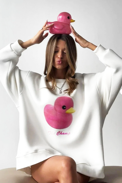 Дамска блуза STRAZANA WHITE, Цвят: бял, IVET.BG - Твоят онлайн бутик.