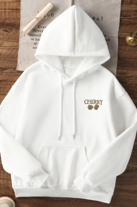 Суичър CHERONZA, Цвят: бял, IVET.BG - Твоят онлайн бутик.