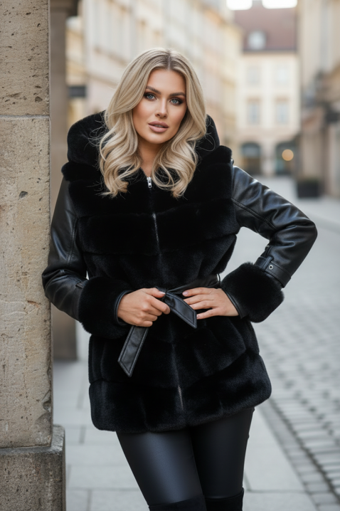 Яке DAVRENDA, Цвят: черен, IVET.BG - Твоят онлайн бутик.