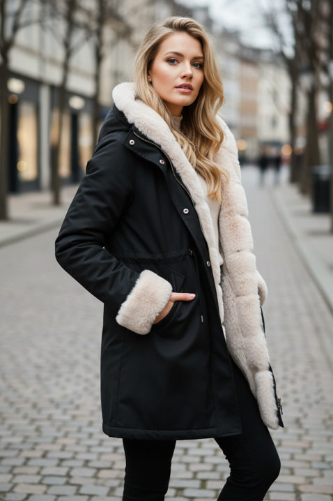 Яке PLOTALZA, Цвят: черен, IVET.BG - Твоят онлайн бутик.