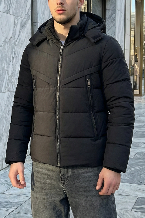 Мъжко яке ZERDON, Цвят: черен, IVET.BG - Твоят онлайн бутик.