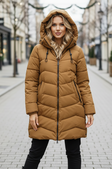 Яке KLAMILDA, Цвят: светлокафяв, IVET.BG - Твоят онлайн бутик.