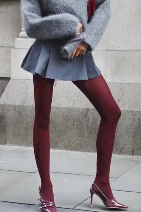 Чорапогащник CANDIGA, Цвят: бордо, IVET.BG - Твоят онлайн бутик.