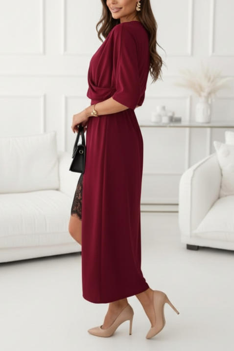 Рокля ULVERZA BORDO, Цвят: бордо, IVET.BG - Твоят онлайн бутик.