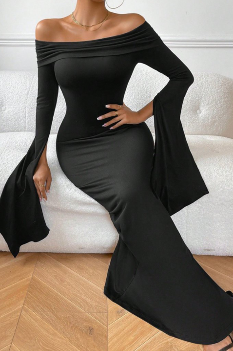 Рокля TEMBOLSA, Цвят: черен, IVET.BG - Твоят онлайн бутик.