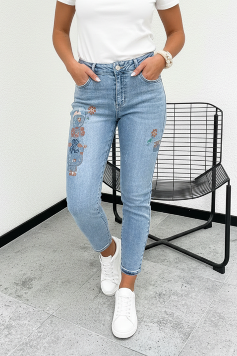 Дънки GAMSOTA, Цвят: син, IVET.BG - Твоят онлайн бутик.