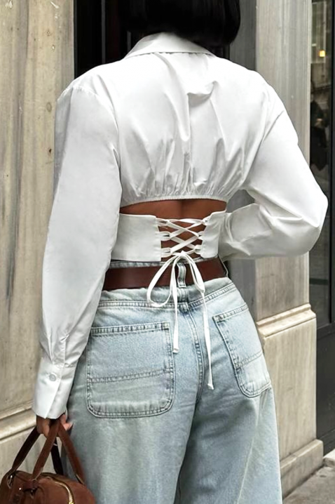 Дамска риза BANSOLTA WHITE, Цвят: бял, IVET.BG - Твоят онлайн бутик.