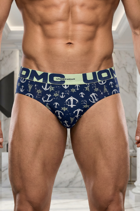 Мъжки слип PAVELZO MINT, Цвят: многоцветен, IVET.BG - Твоят онлайн бутик.