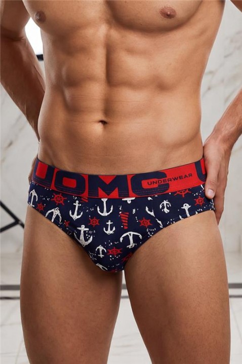 Мъжки слип PAVELZO RED, Цвят: многоцветен, IVET.BG - Твоят онлайн бутик.