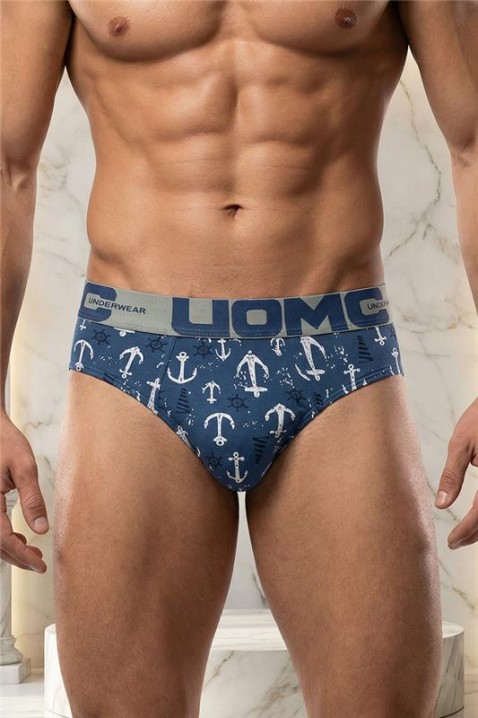 Мъжки слип PAVELZO GREY, Цвят: многоцветен, IVET.BG - Твоят онлайн бутик.