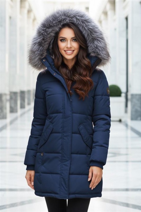 Яке ZIMBRADA NAVY, Цвят: тъмносин, IVET.BG - Твоят онлайн бутик.