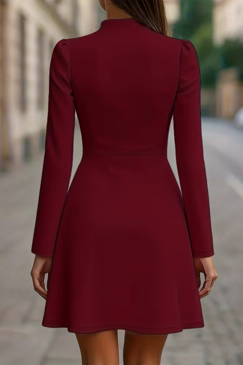 Рокля VISOLGA RED, Цвят: червен, IVET.BG - Твоят онлайн бутик.