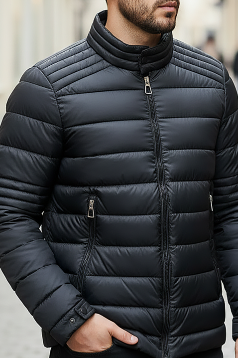 Мъжко яке TORZO BLACK, Цвят: черен, IVET.BG - Твоят онлайн бутик.