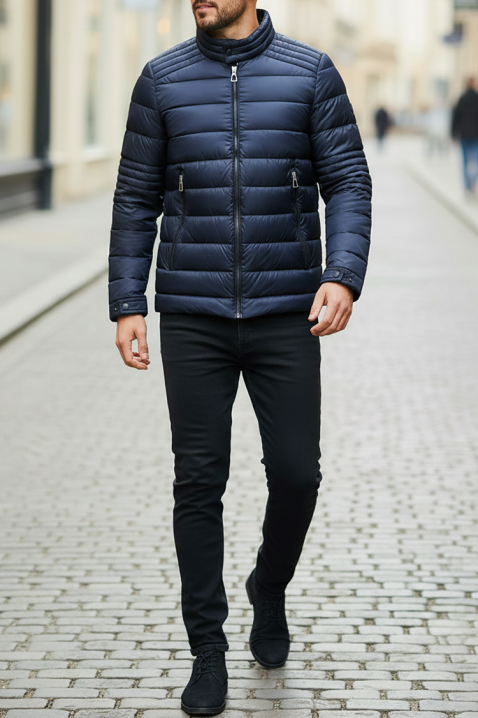 Мъжко яке TORZO NAVY, Цвят: тъмносин, IVET.BG - Твоят онлайн бутик.