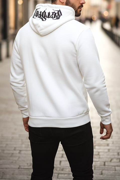 Мъжки суичър CHROMERO WHITE, Цвят: бял, IVET.BG - Твоят онлайн бутик.