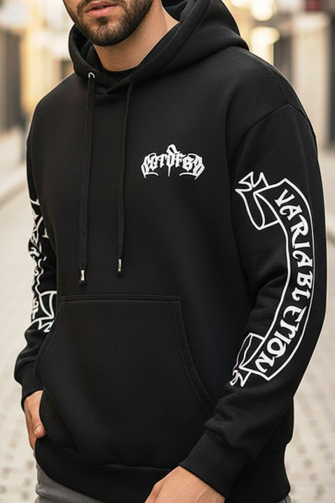 Мъжки суичър CHROMERO BLACK, Цвят: бял, IVET.BG - Твоят онлайн бутик.