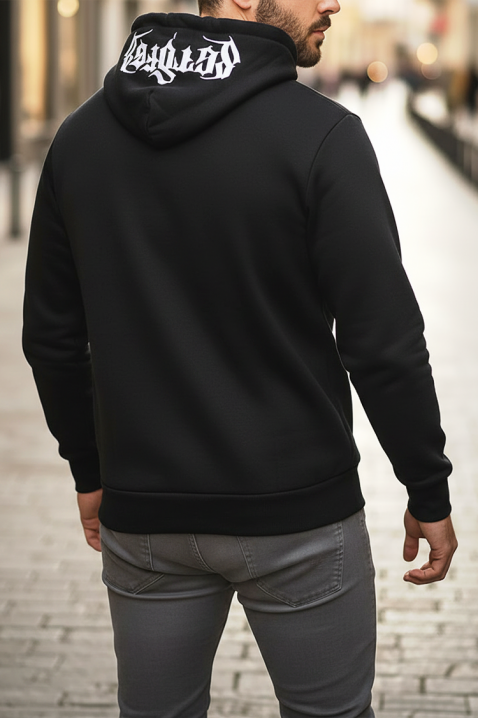 Мъжки суичър CHROMERO BLACK, Цвят: бял, IVET.BG - Твоят онлайн бутик.