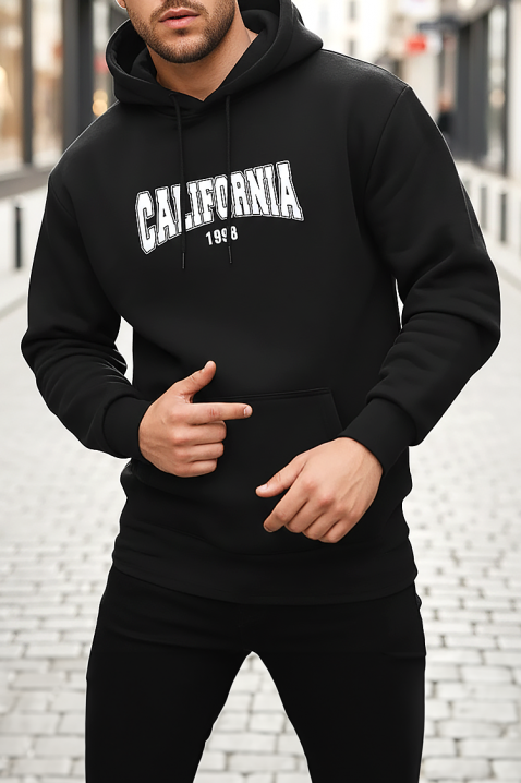 Мъжки суичър MOLFAN, Цвят: черен, IVET.BG - Твоят онлайн бутик.